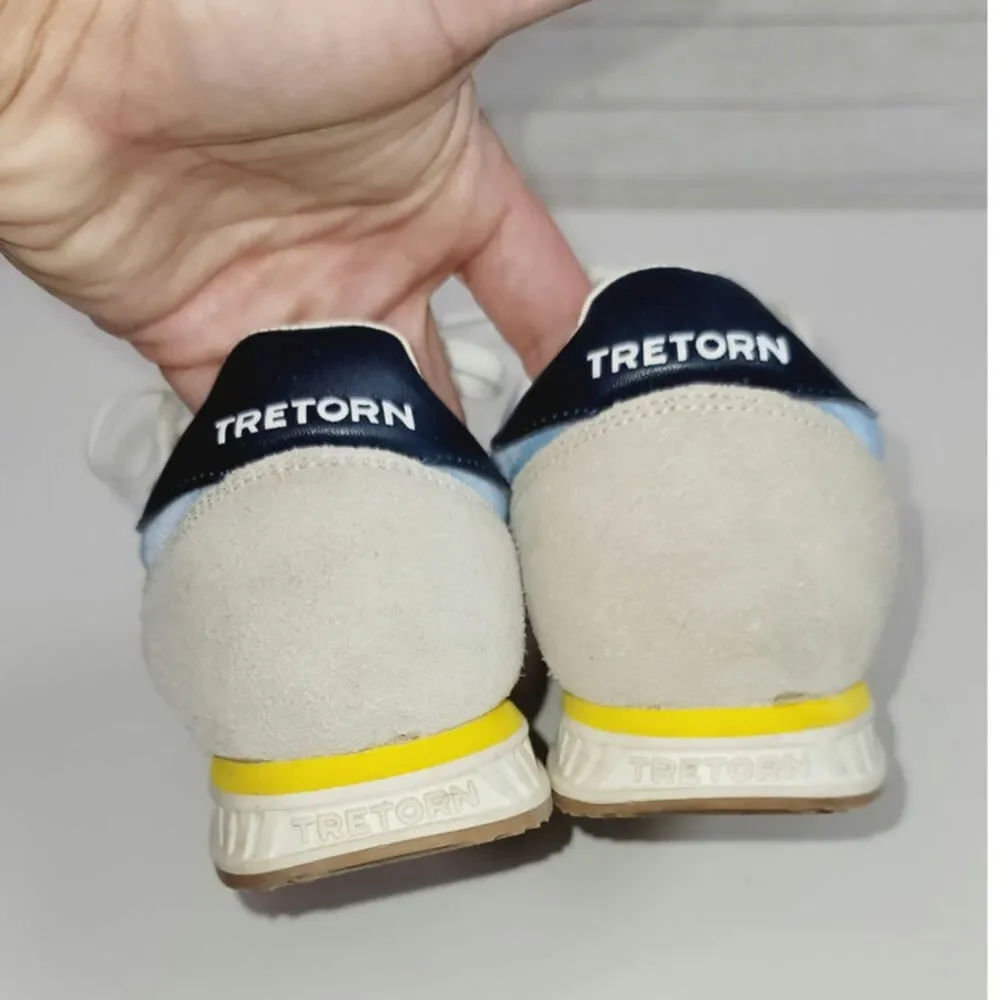 TRETORN RAWLINS SNEAKERS IN MIAMI BLUE, sz 9.5